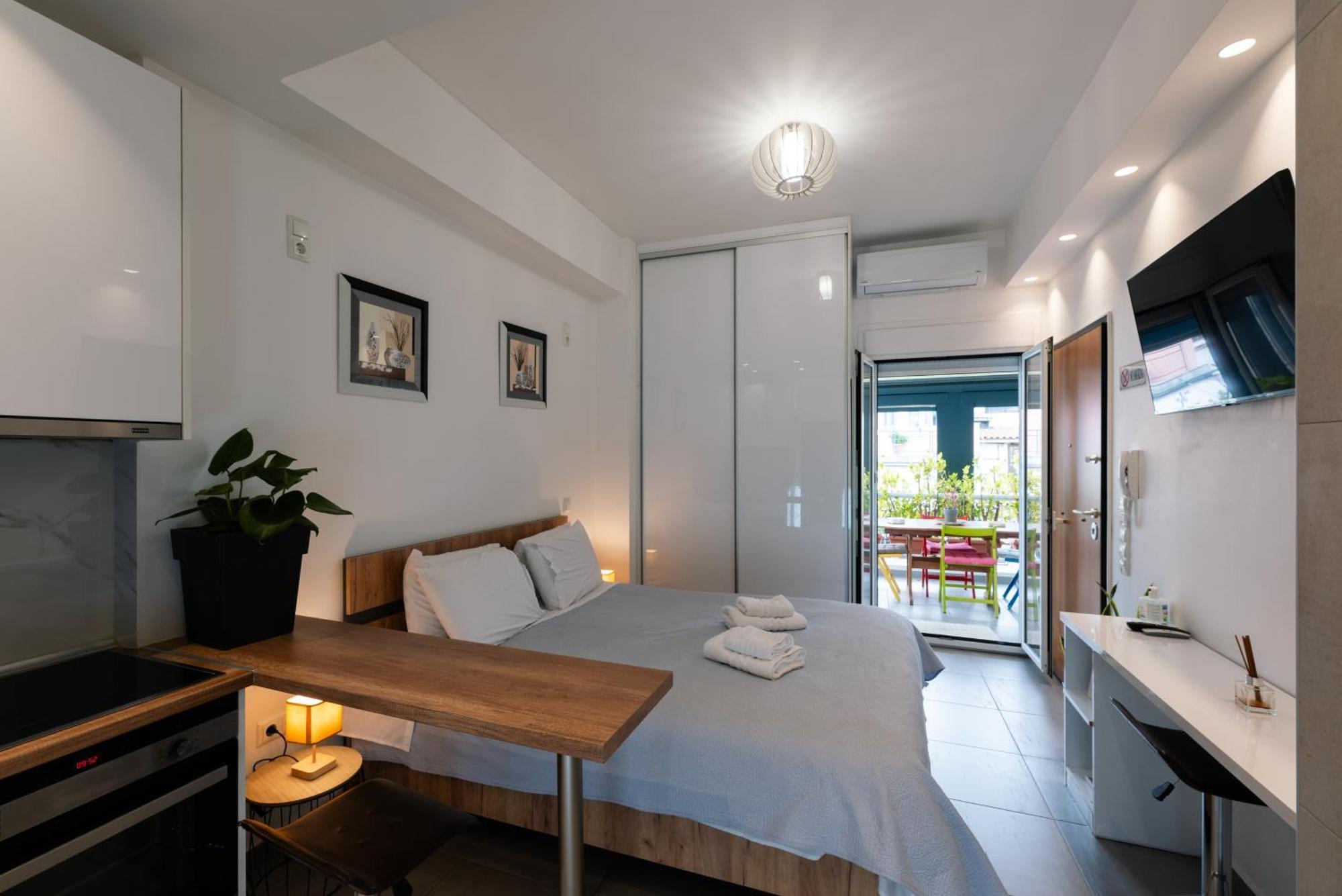 Modern Studio Apartment A アテネ エクステリア 写真