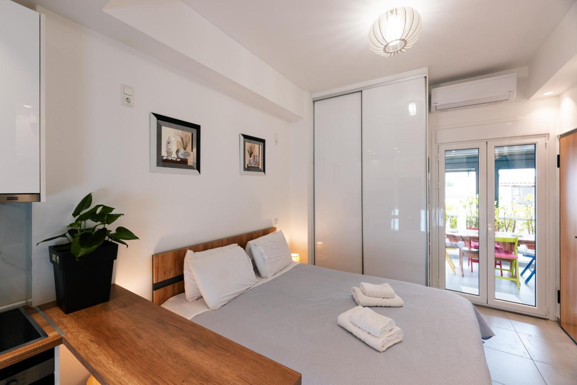Modern Studio Apartment A アテネ エクステリア 写真